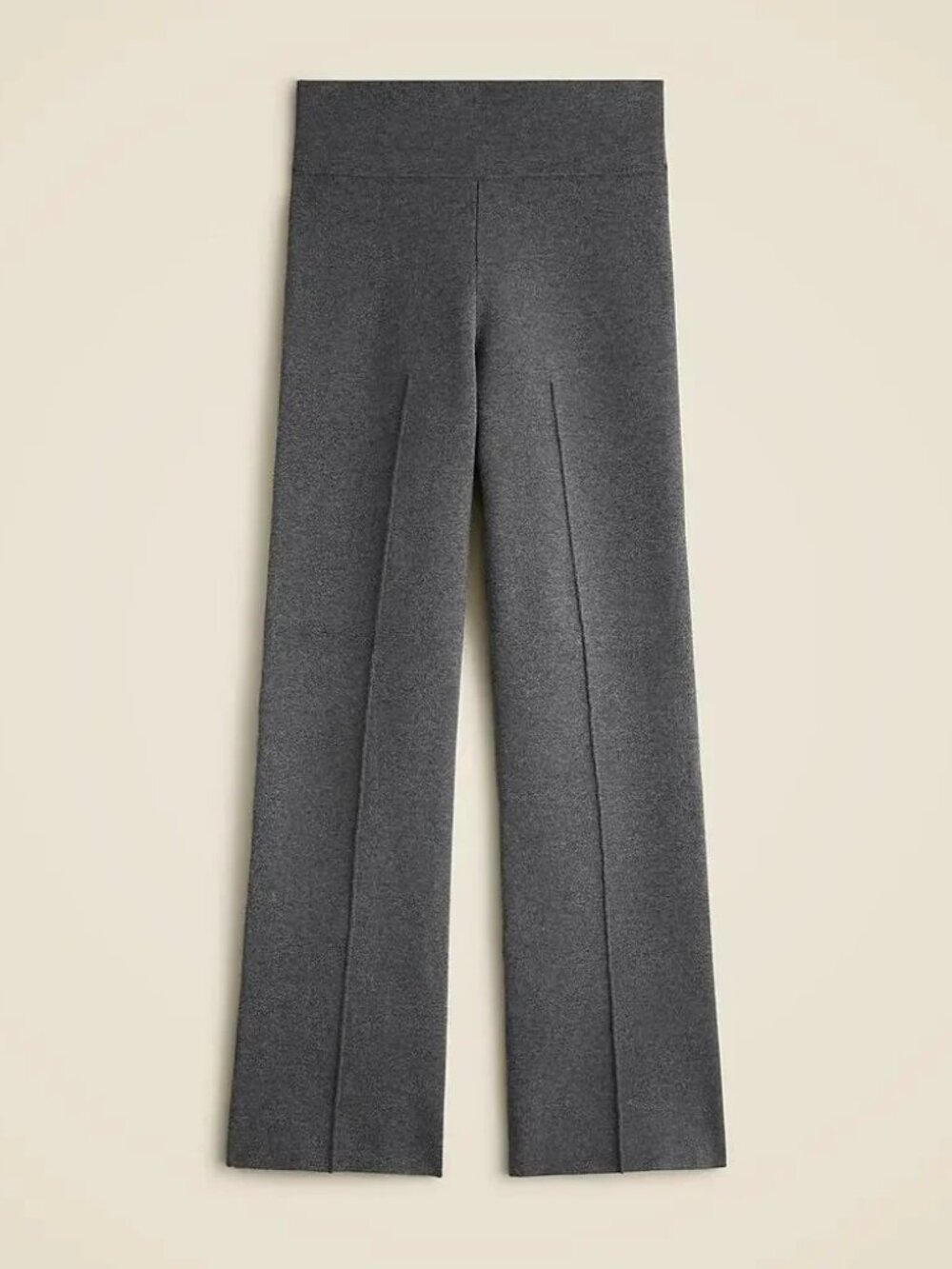 J. Crew New Delaney Kickout Sweater Pant NWT Gray Size M Office Minimalist